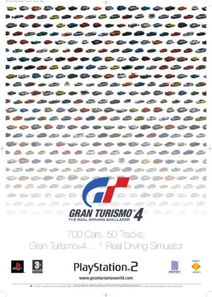 GT4: Liste des voitures et images