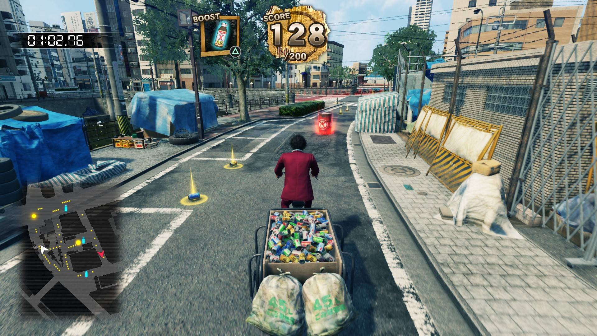 Yakuza : Like a Dragon et la façon de se faire de l'argent en début de partie (visuels)