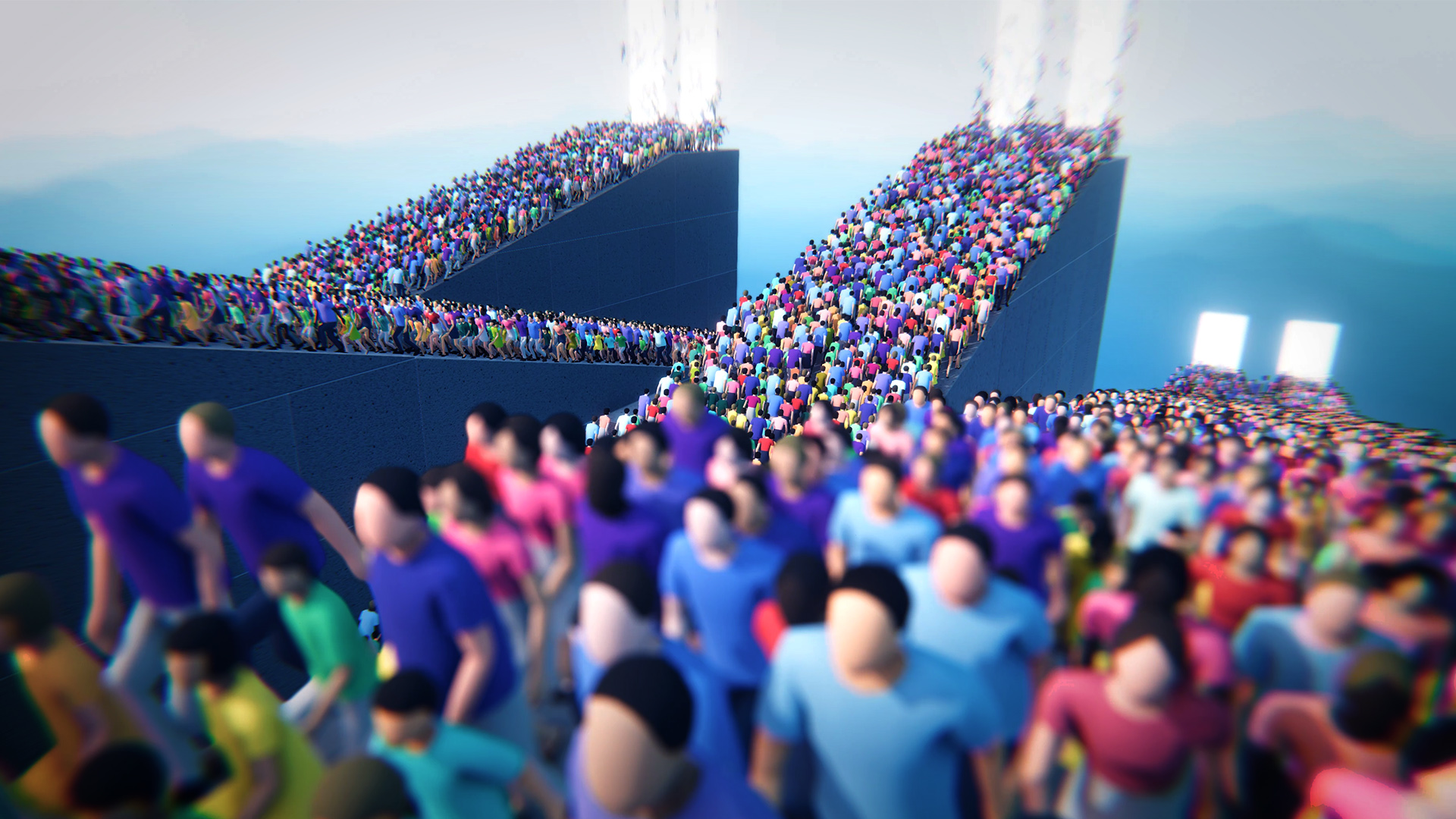 Après Tetris Effect et REZ Infinite, Enhance nous fait la présentation de Humanity