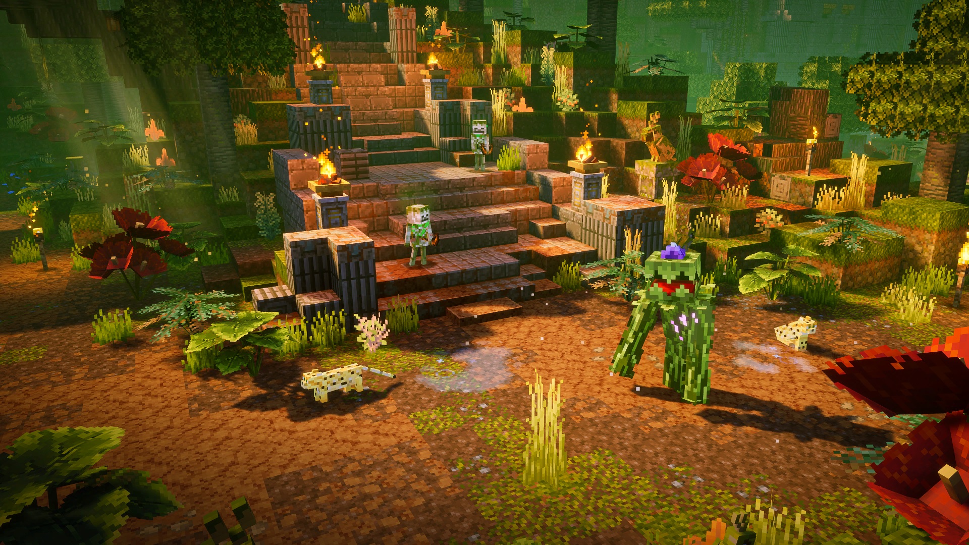 Minecraft Dungeons : une date pour Jungle Awakens