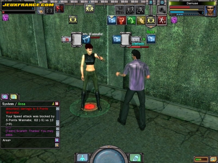 The Matrix Online : screens maison