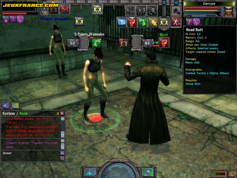 The Matrix Online : screens maison