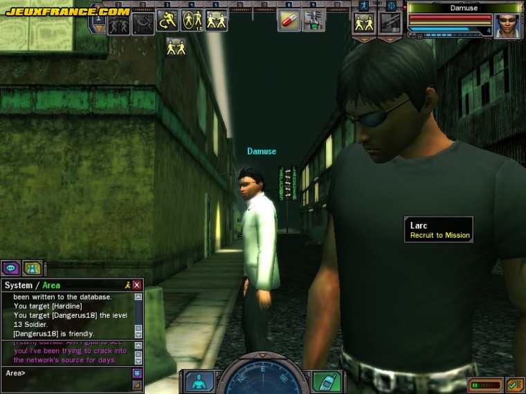 The Matrix Online : screens maison