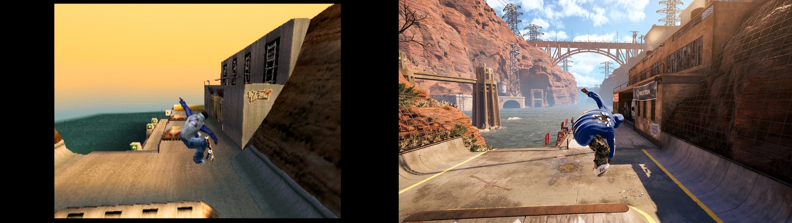 Comme prévu, Tony Hawk's Pro Skater aura aussi droit à ses remakes graphiques
