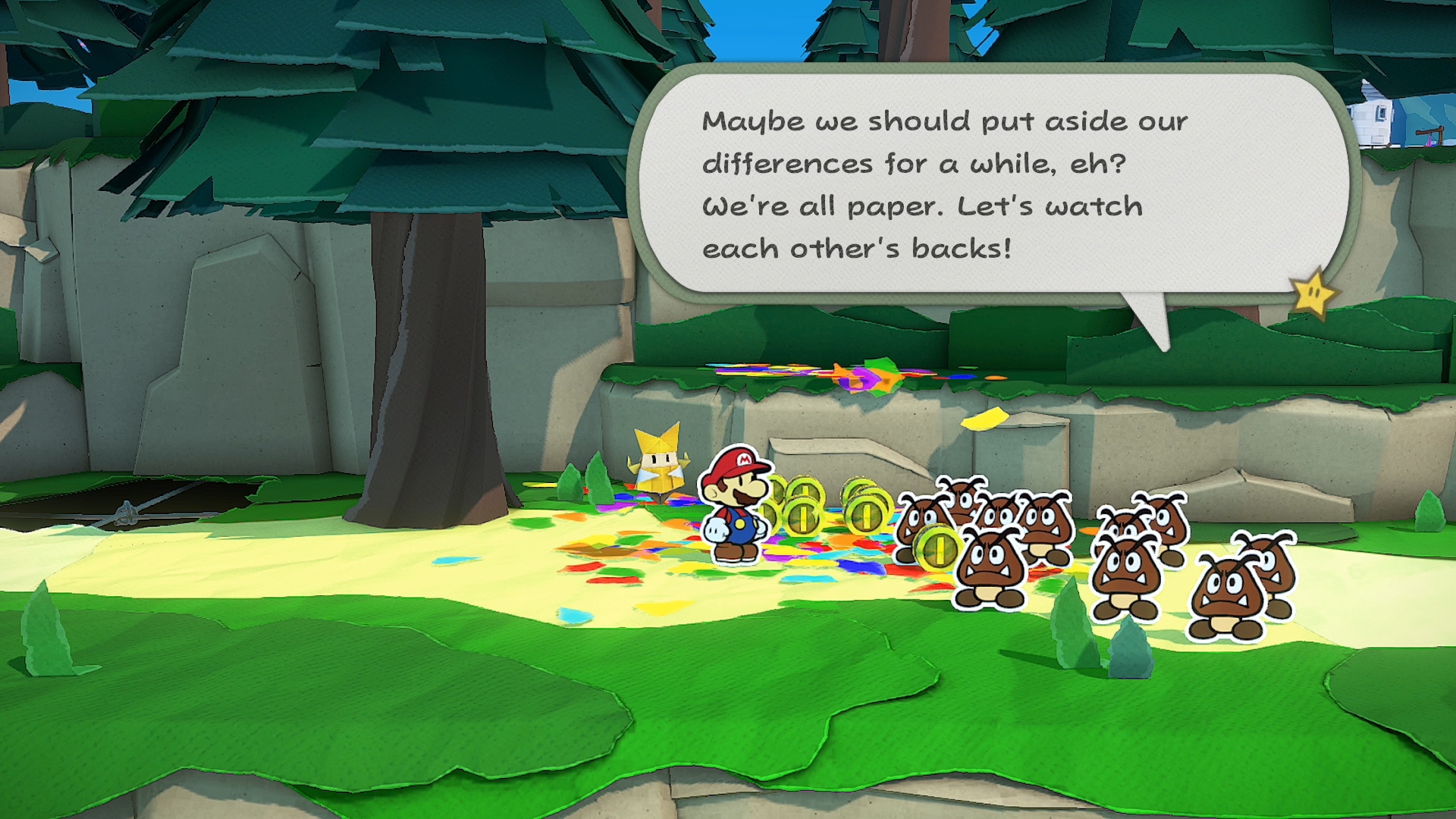 Paper Mario Switch : une salve d'images et un petit aperçu du système de combat