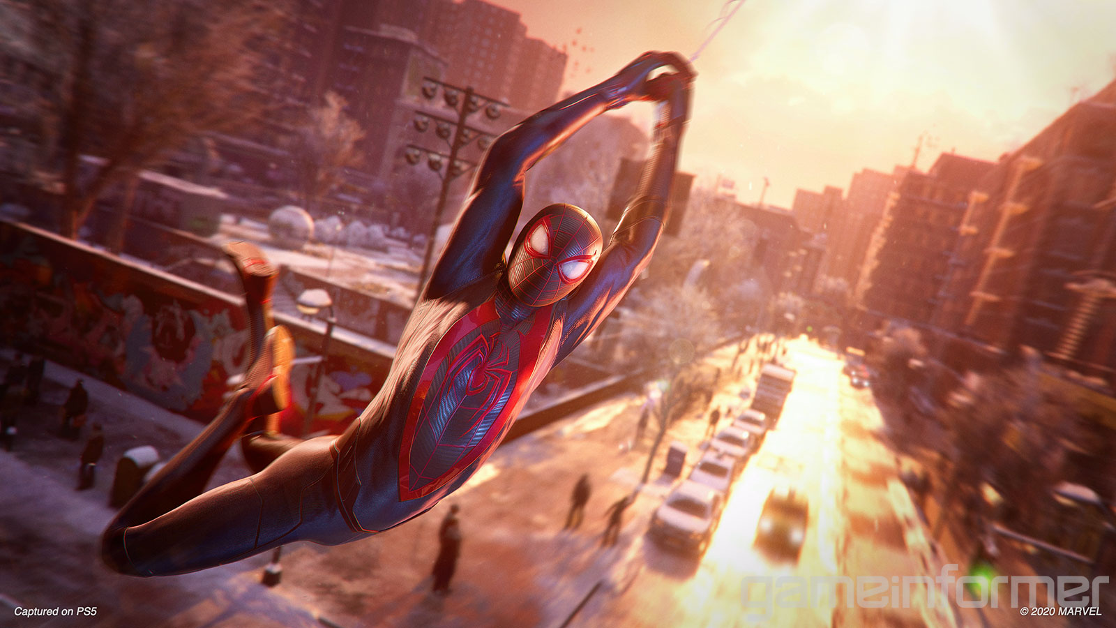 Spider-Man Miles Morales : une poignée de visuels et de nouvelles informations (Game Informer)