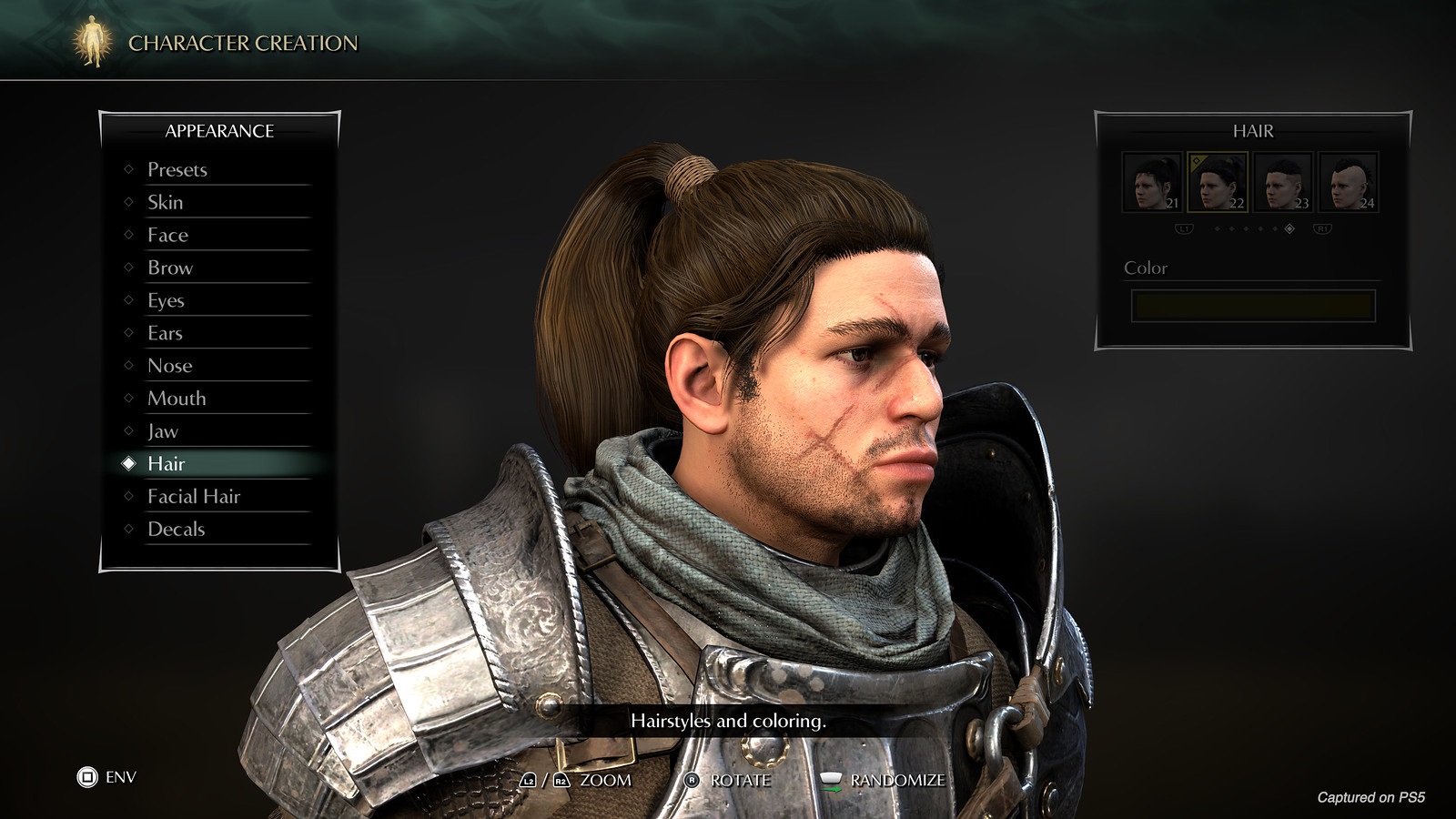 Demon's Souls Remake : quelques visuels de l'éditeur de personnage et du mode photo