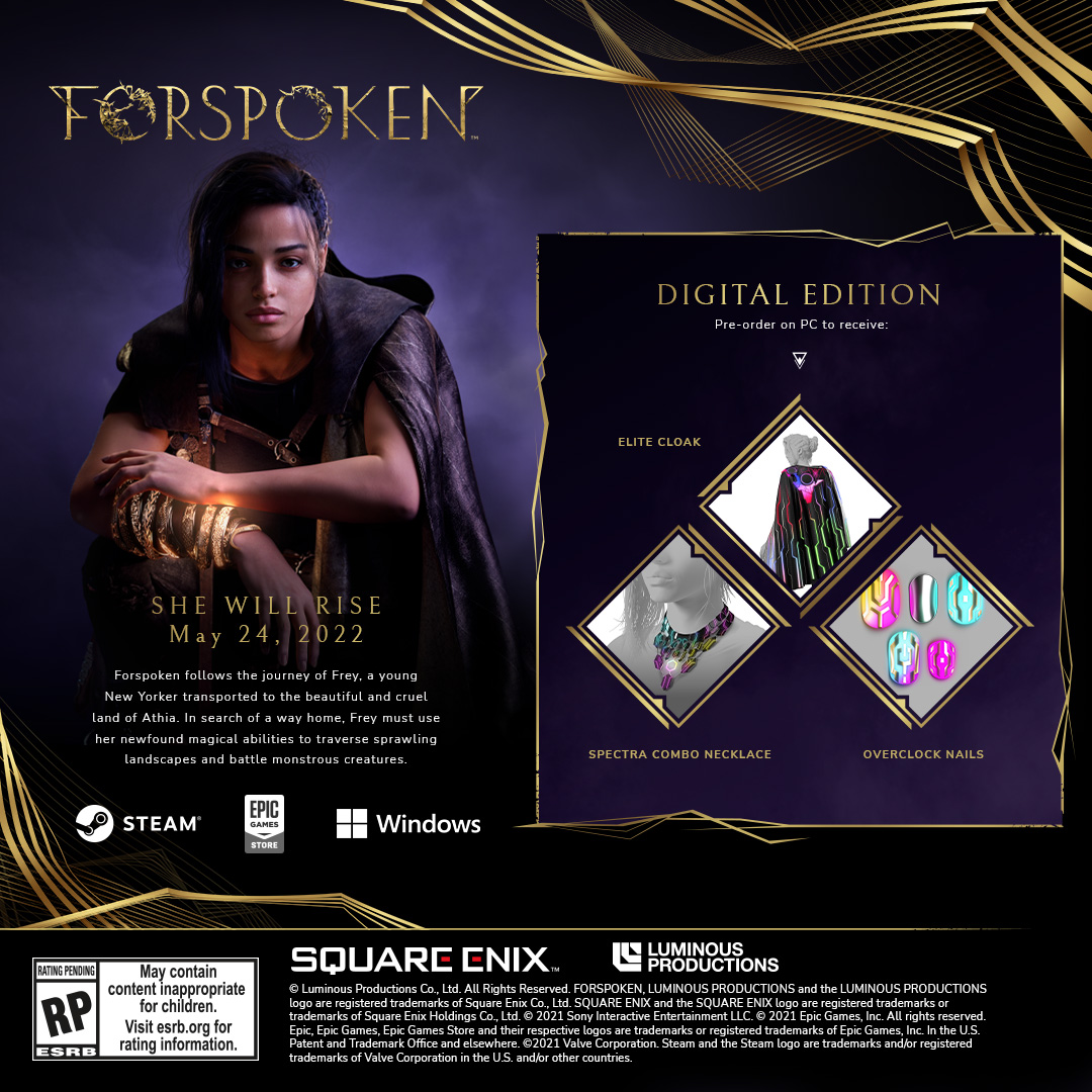 Forspoken : une bande-annonce, une date de sortie, et une préquelle en DLC
