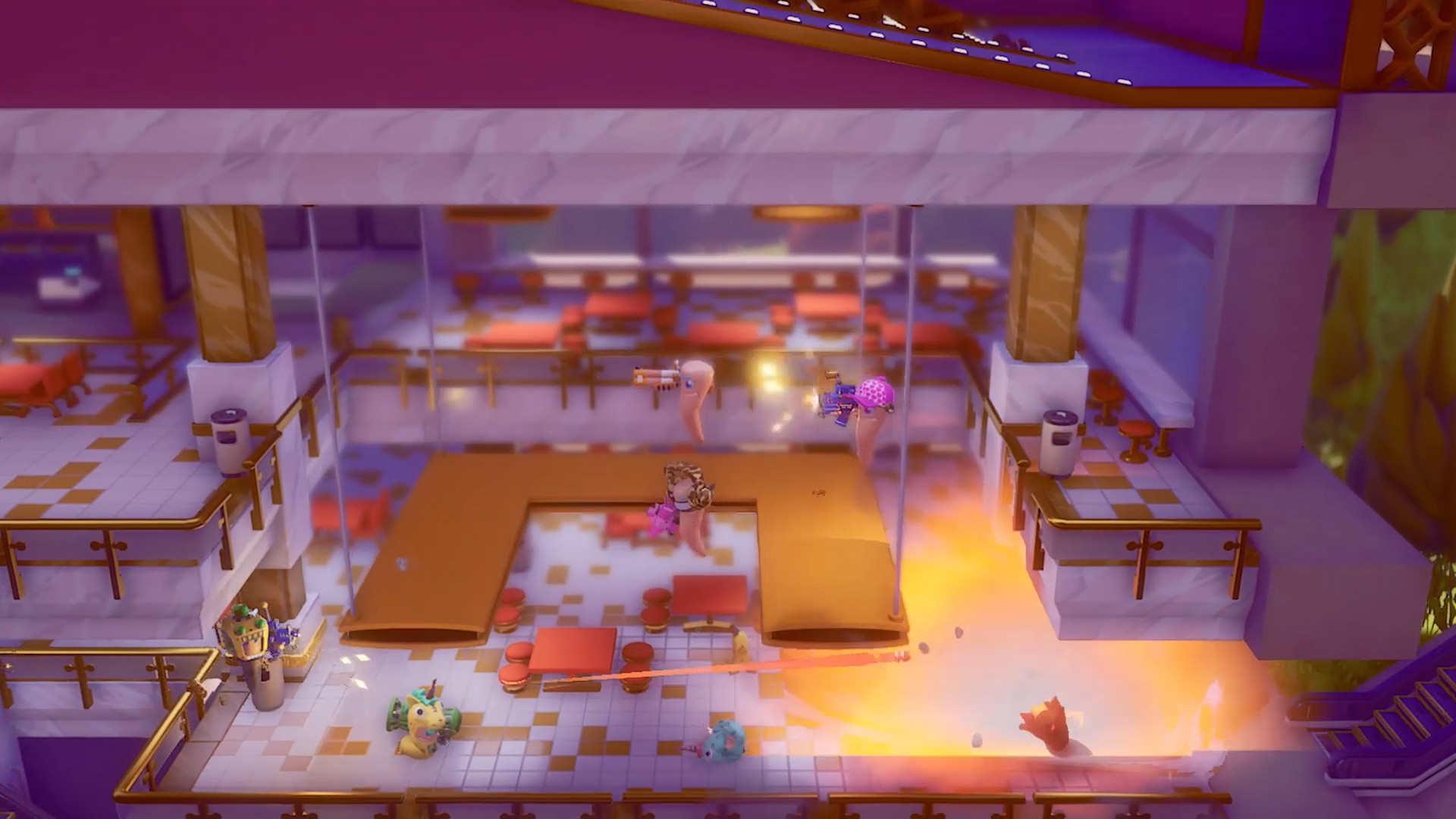 Worms Rumble est donc un Battle Royale