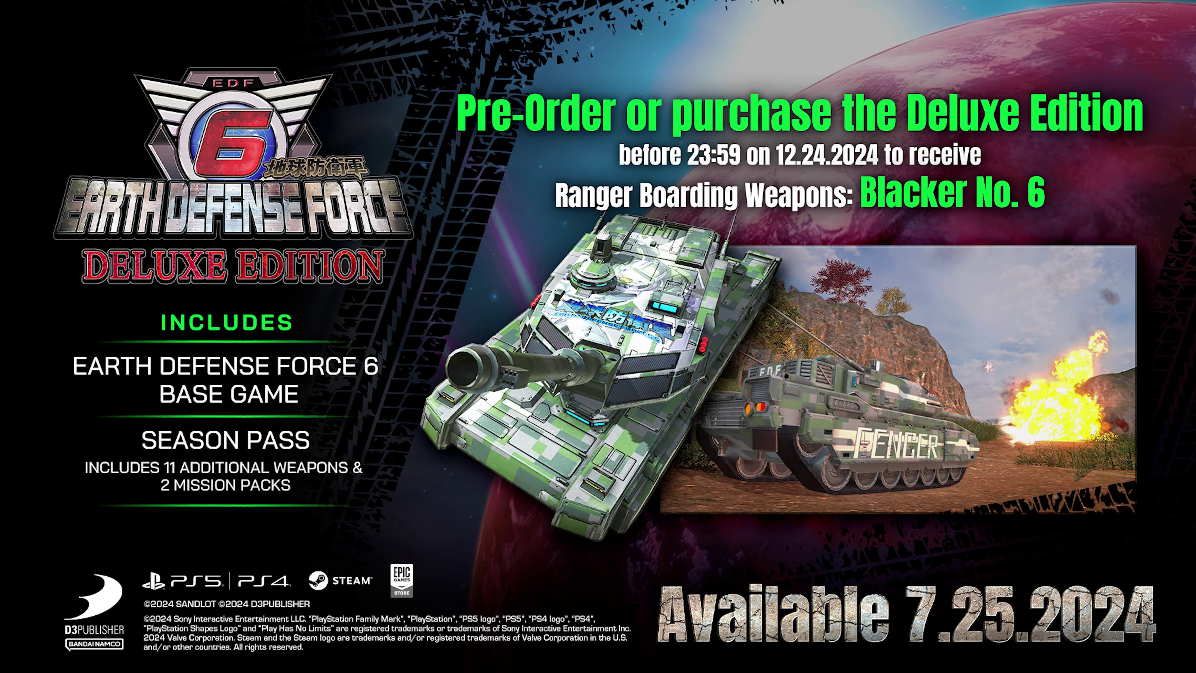 Earth Defense Force 6 ENFIN daté en Europe