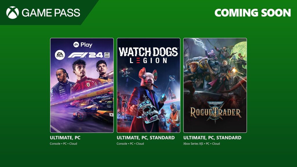Game Pass : les prochains jeux du service