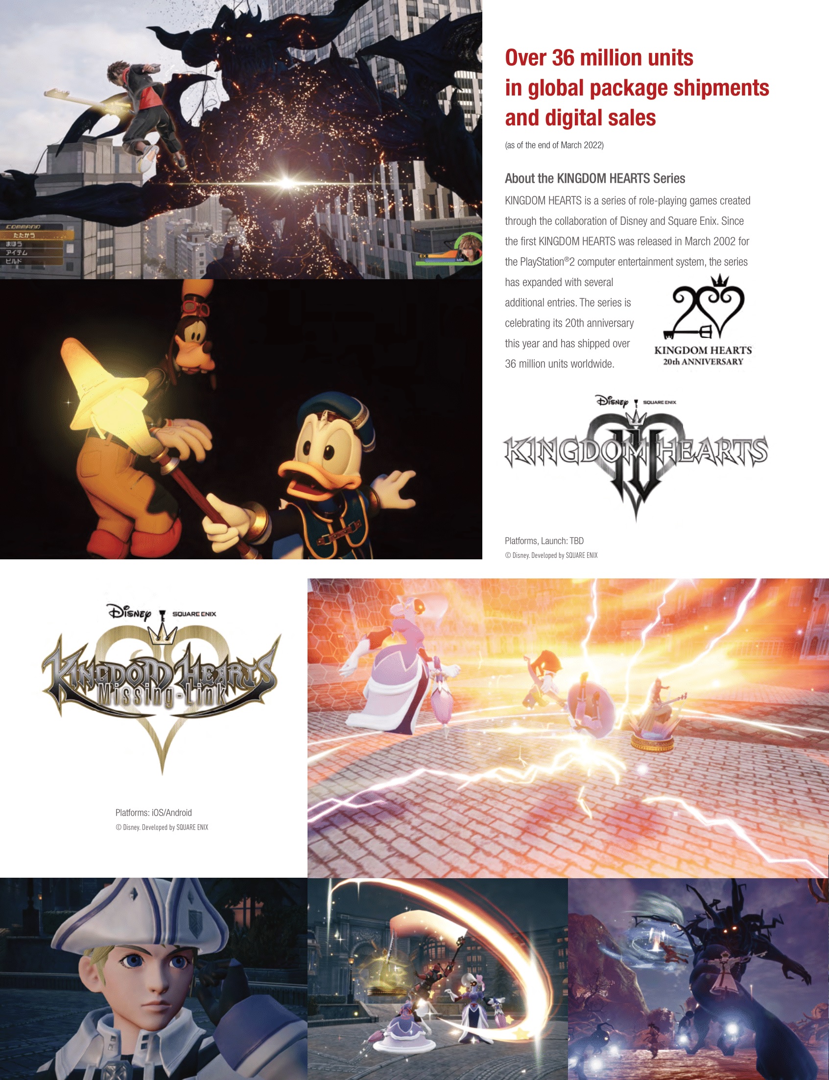 Square Enix met à jour les ventes totales de Final Fantasy, Dragon Quest et Kingdom Hearts