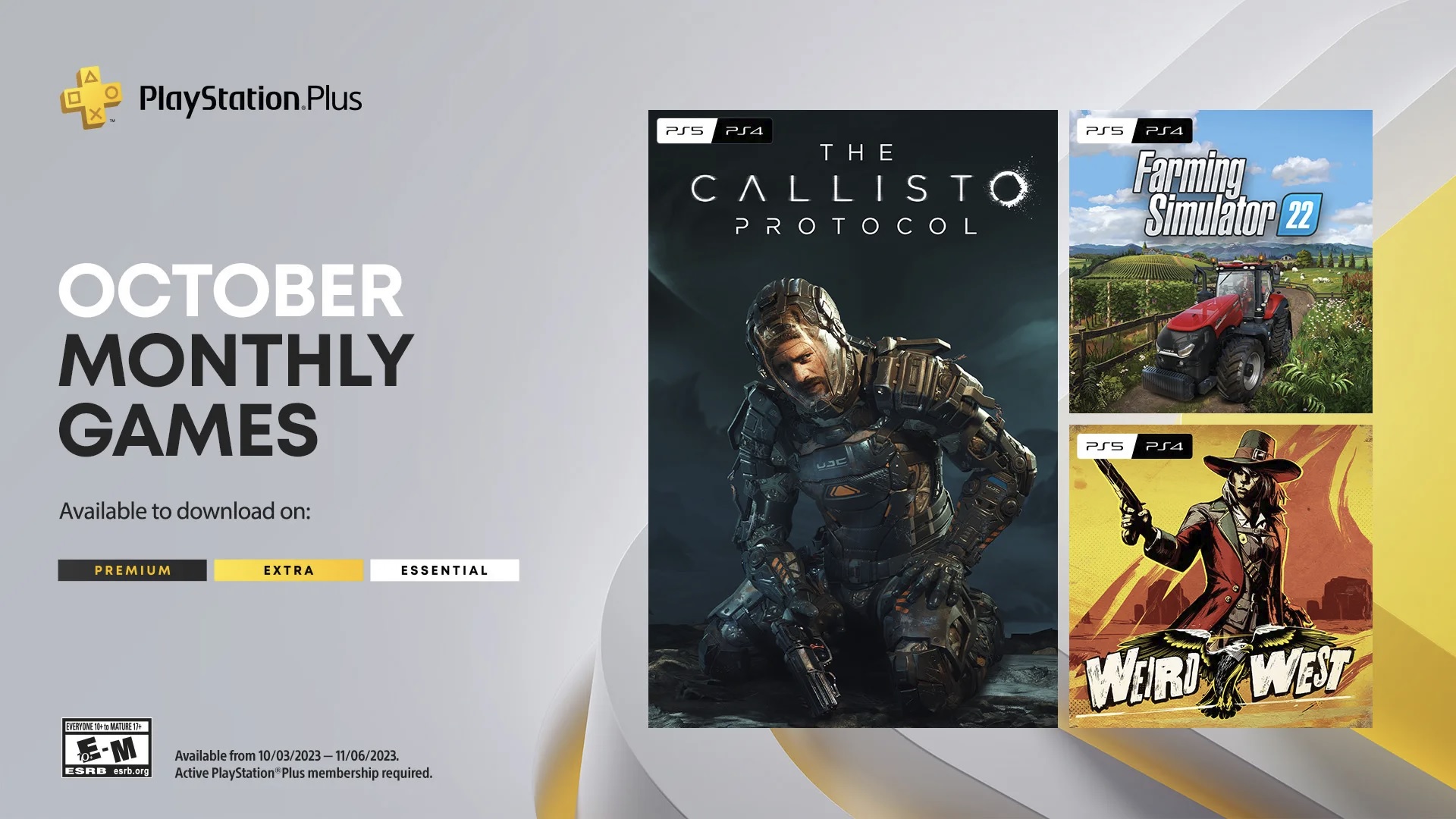 PS Plus Essential : le programme d'octobre confirmé, avec son troisième jeu