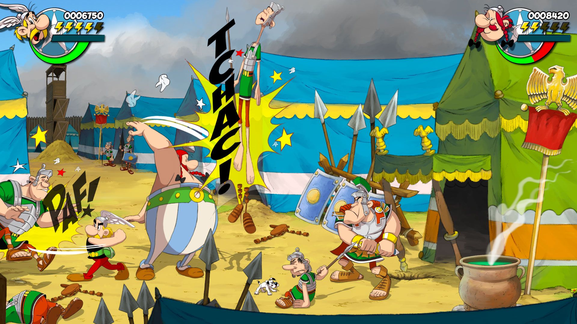 Astérix & Obélix de retour chez Microids, cette fois dans un beat'em all en pure 2D