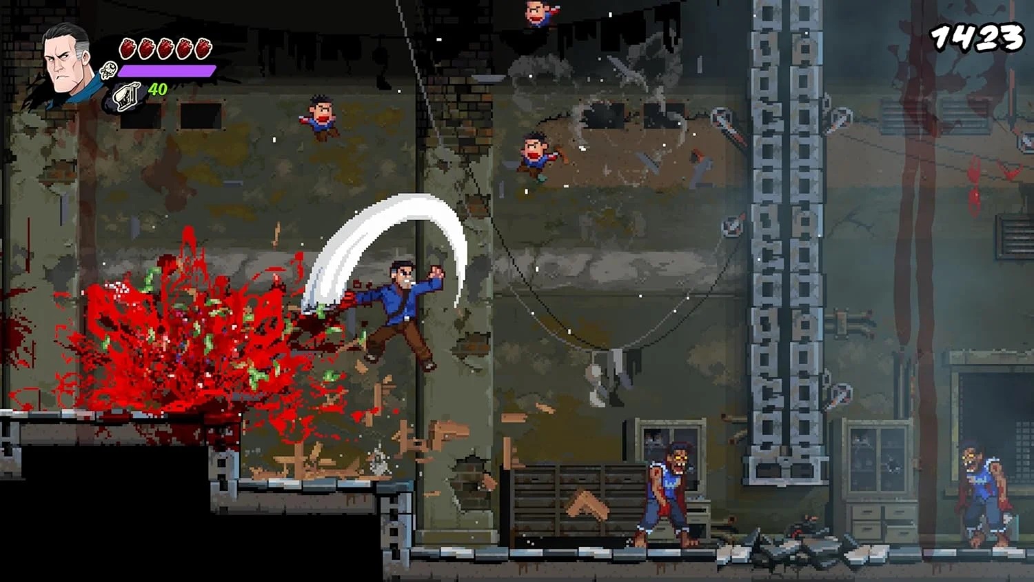 Wayforward et Boss Team sur une gamme de jeux 2D horrifique, dont Halloween et Evil Dead
