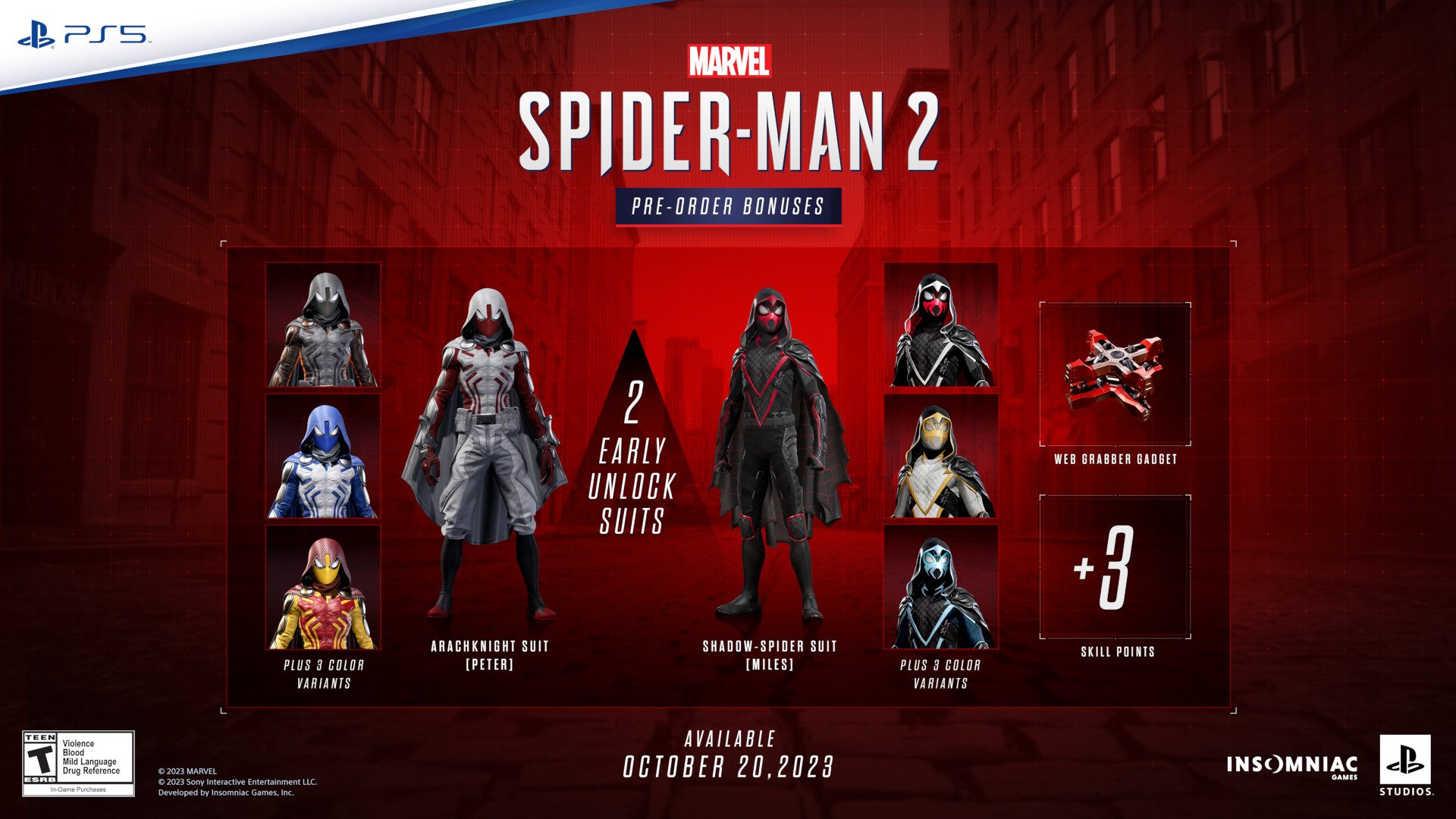 Marvel's Spider-Man 2 : la date de sortie [UP]