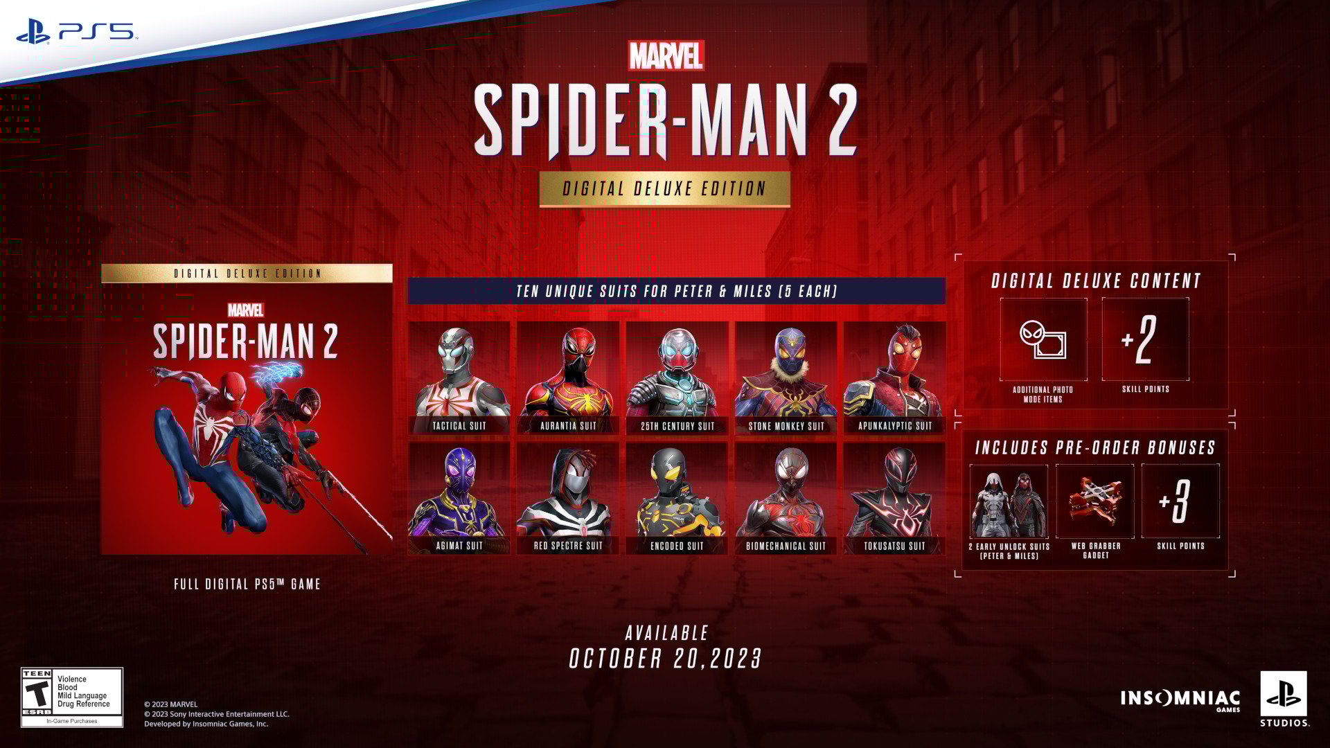 Marvel's Spider-Man 2 : la date de sortie [UP]
