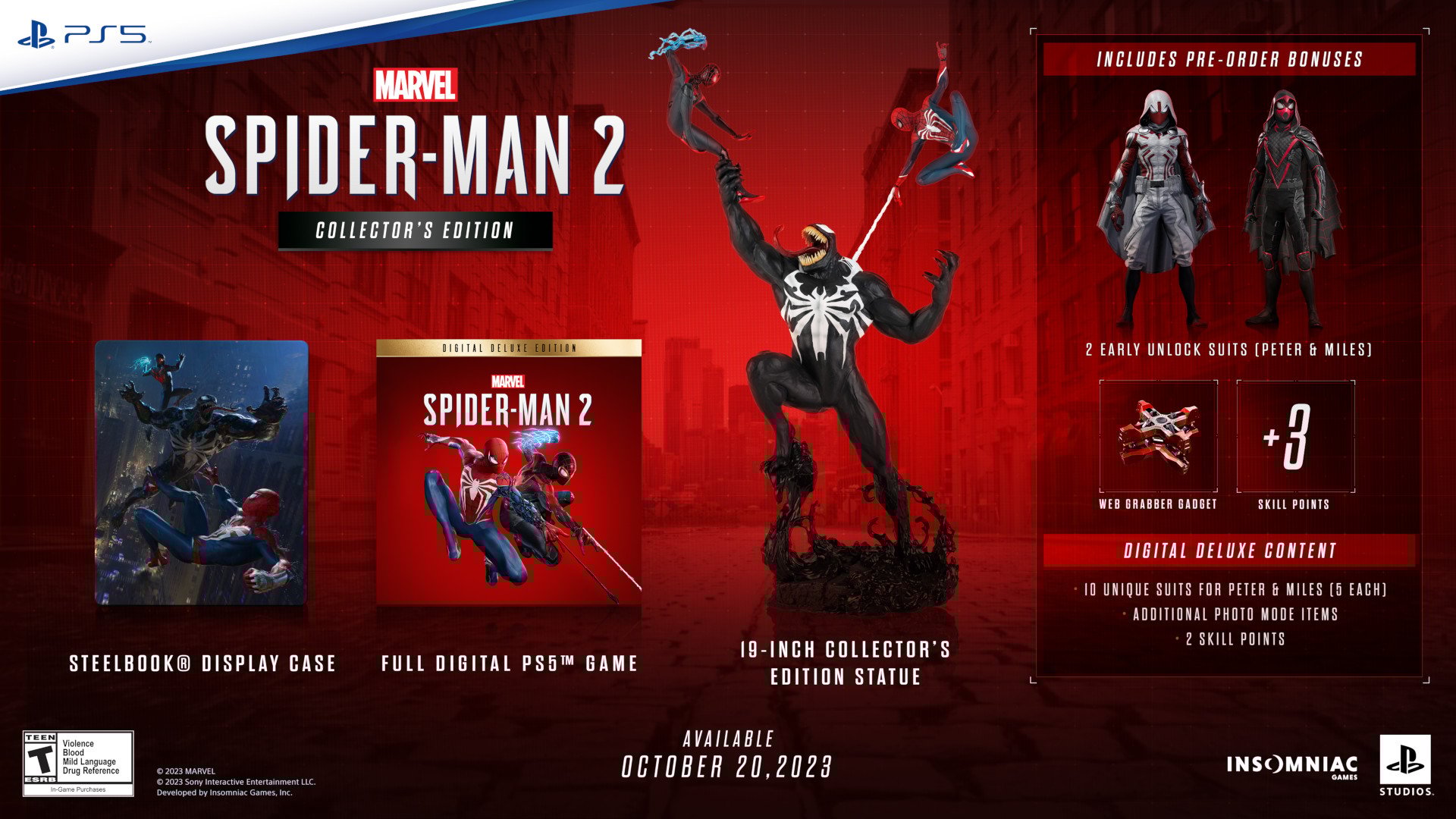 Marvel's Spider-Man 2 : la date de sortie [UP]