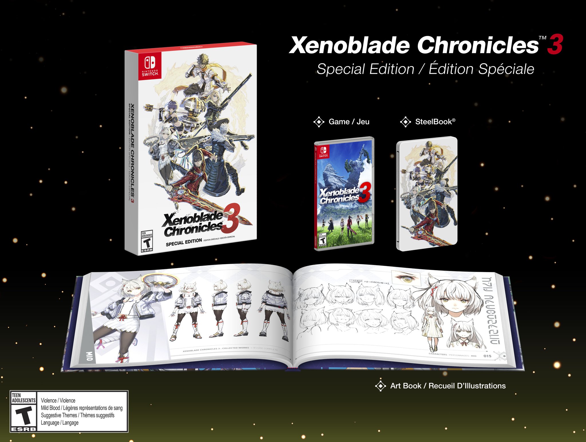 Xenoblade Chronicles 3 : un point sur les réservations de l'édition Collector