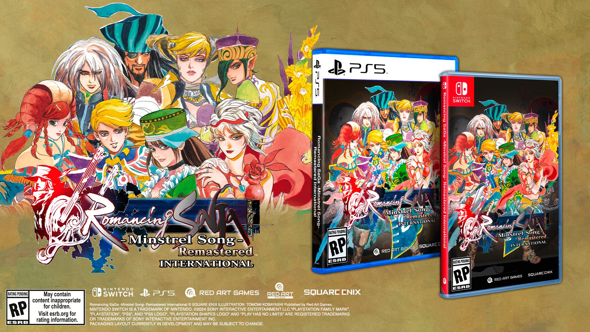 Romancing SaGa : Minstrel Song Remastered de retour, avec version physique et traduction FR