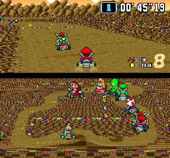 Virtual Console : Super Mario Kart pour cette semaine