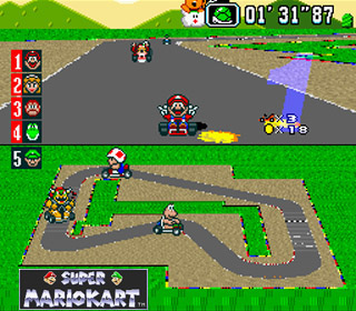 Virtual Console : Super Mario Kart pour cette semaine