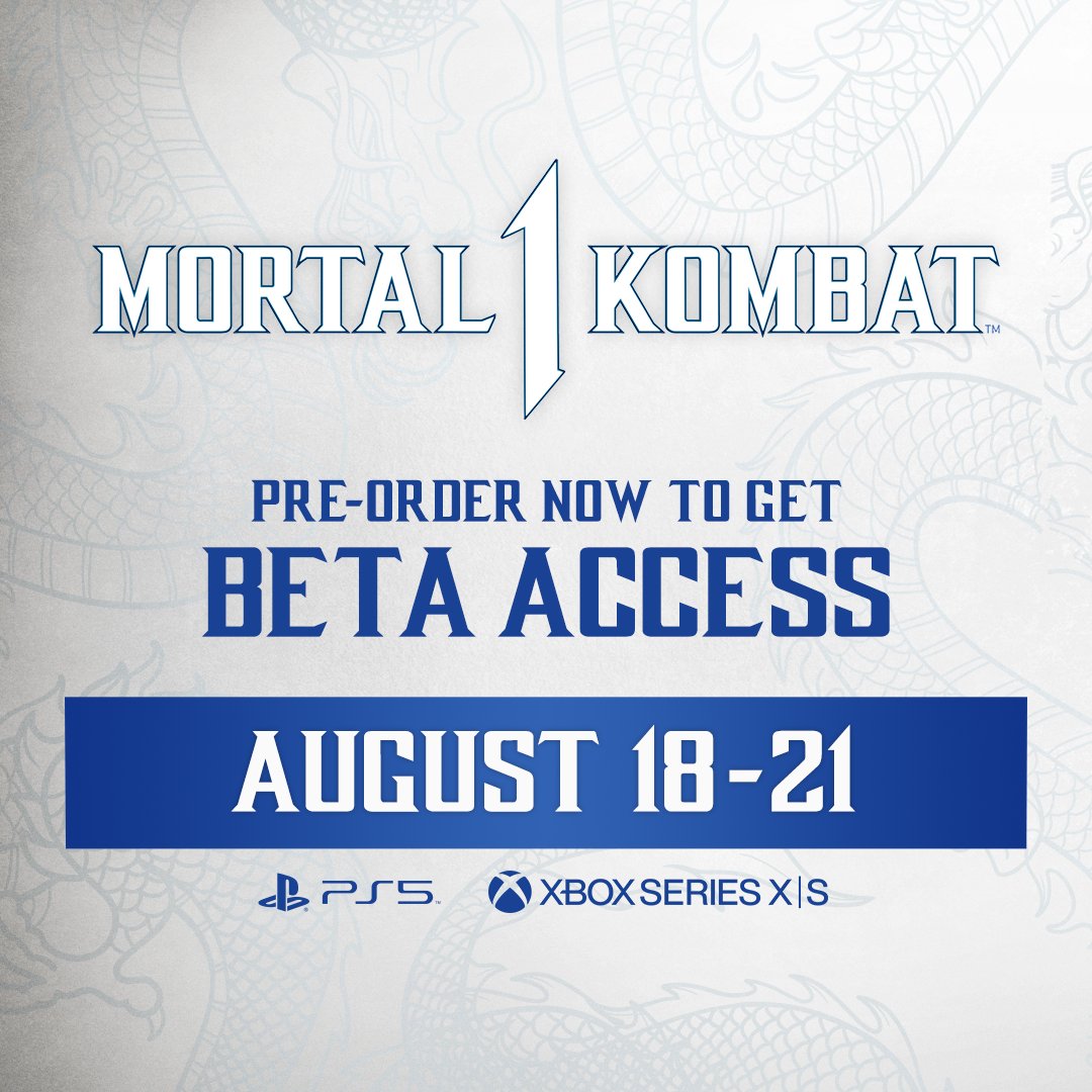 Mortal Kombat 1 : date de la bêta fermée