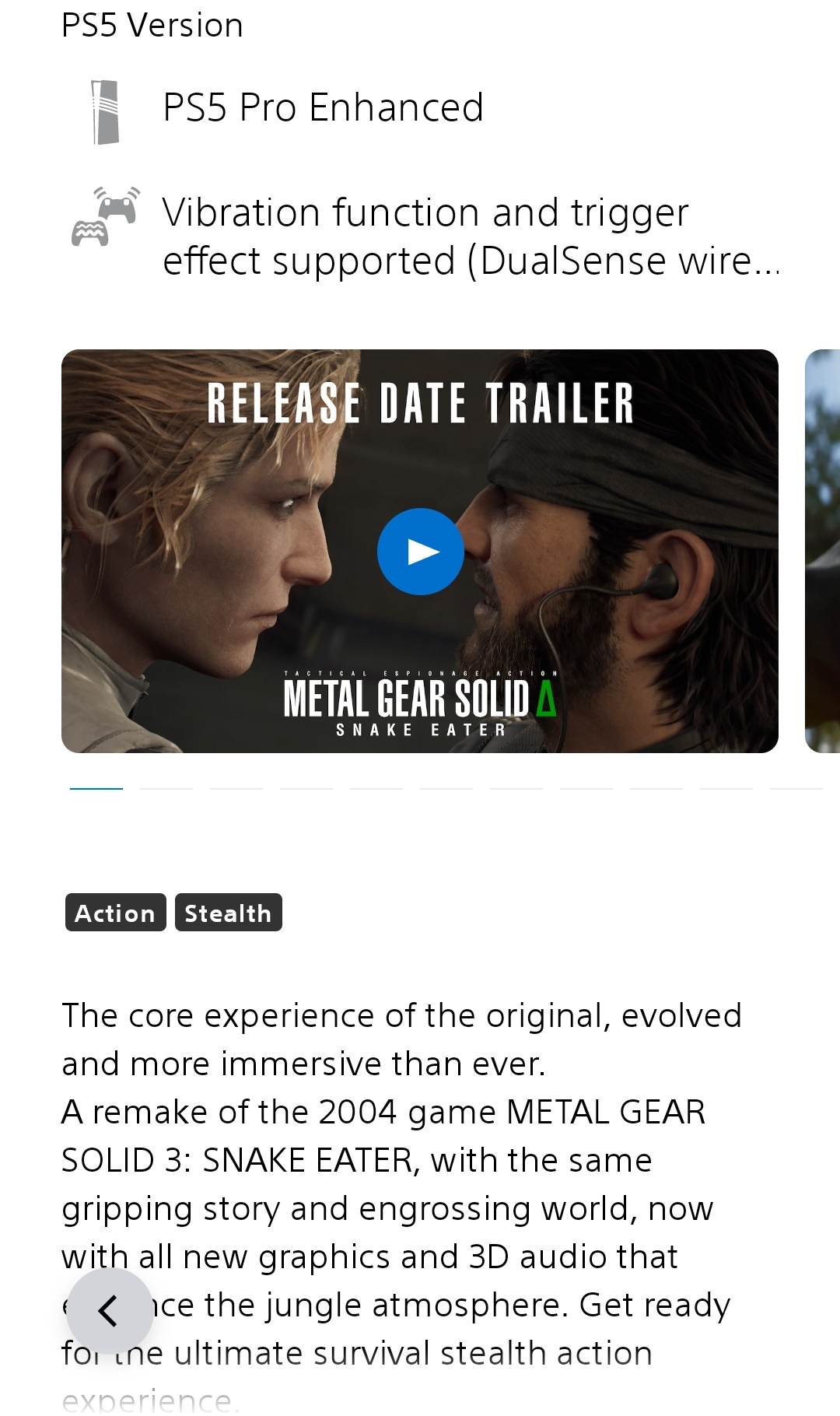 [LEAK] La date de Metal Gear Solid Delta