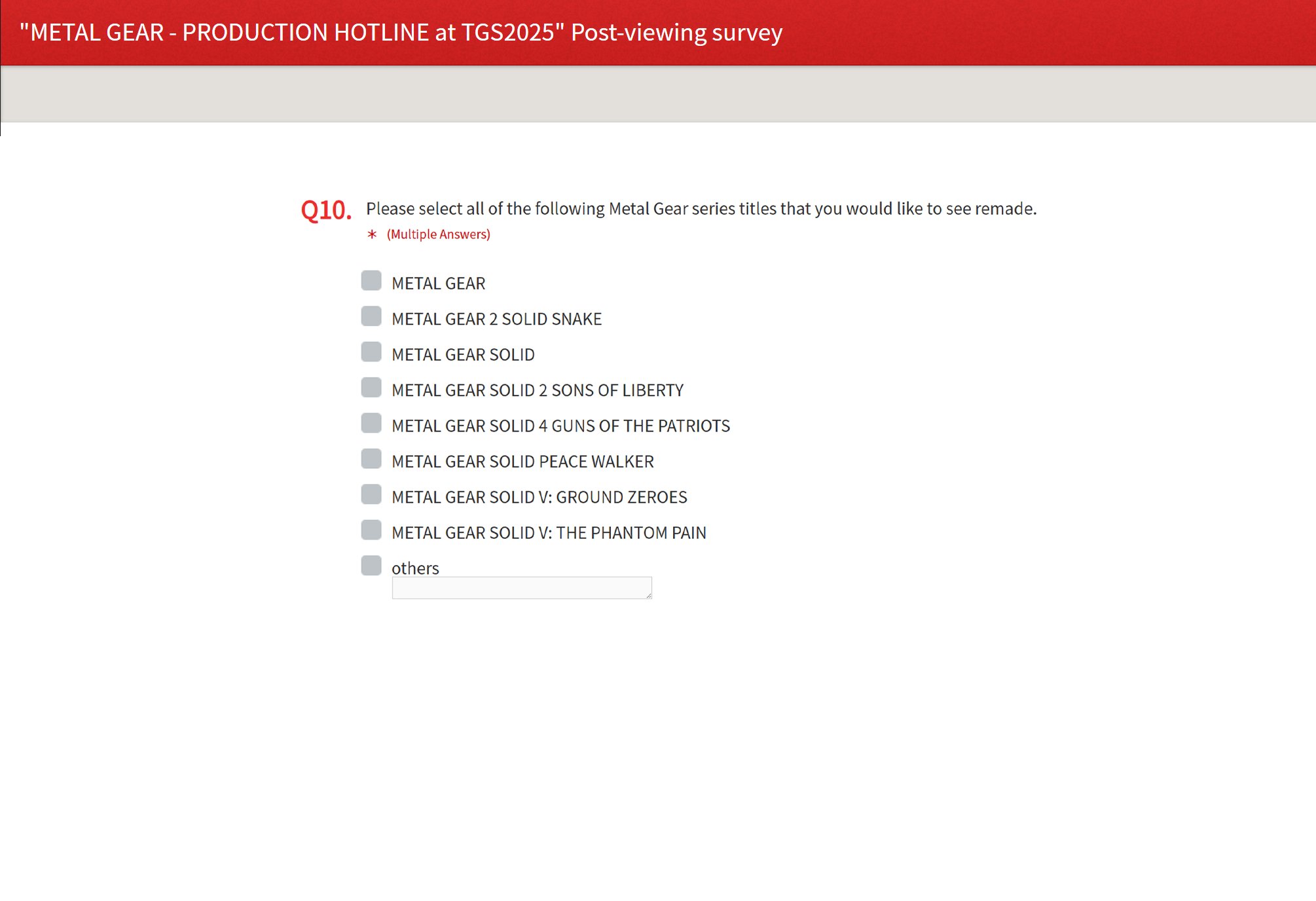 Metal Gear Solid Delta : le mode multi prend RDV pour le TGS + sondage pour d'autres remakes