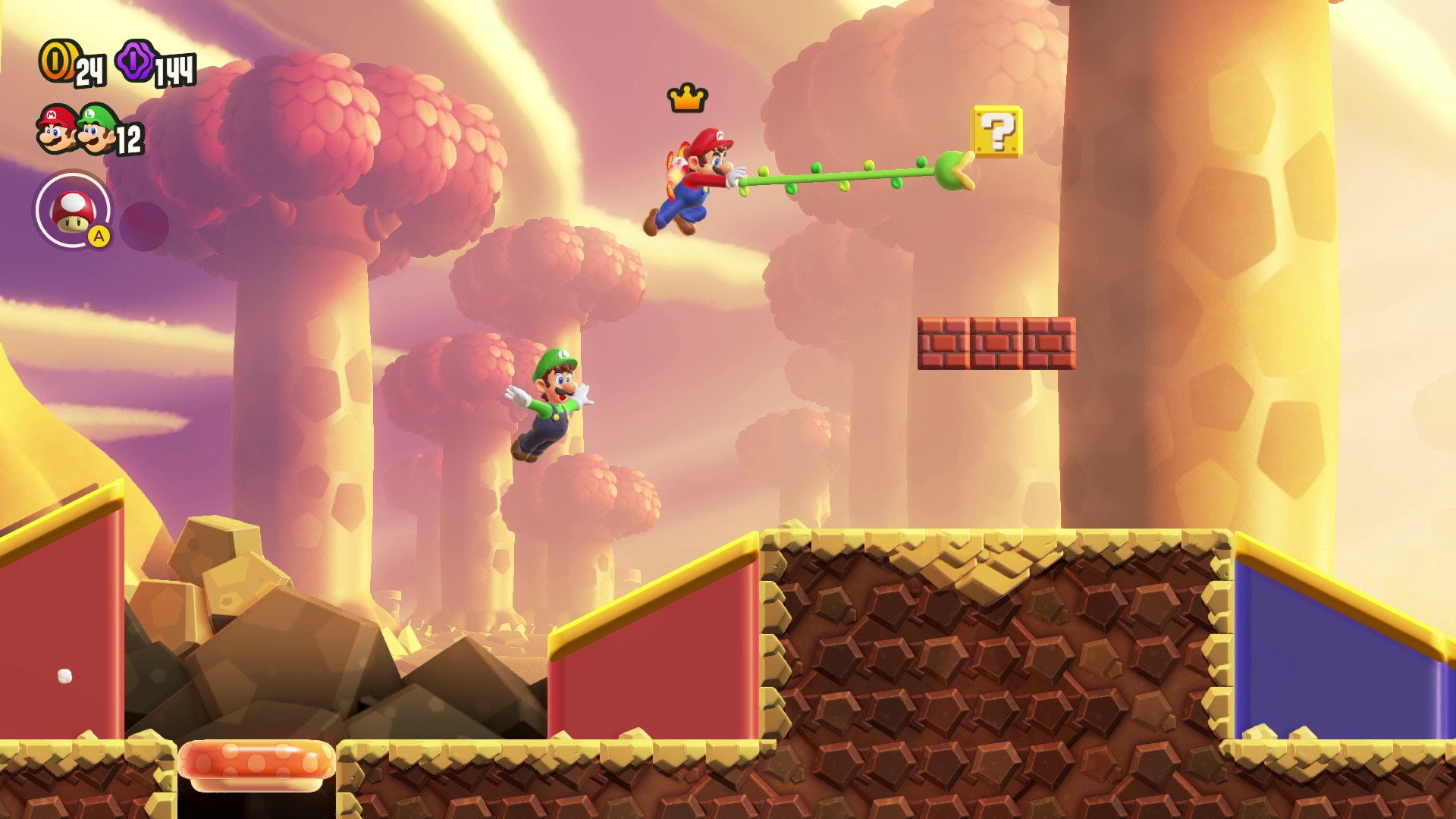 La présentation de Super Mario Bros. Wonder, avec transformations, badges, online et Switch Collector