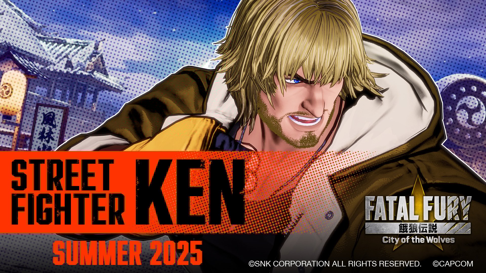 Ken prépare son arrivée dans Fatal Fury COTW