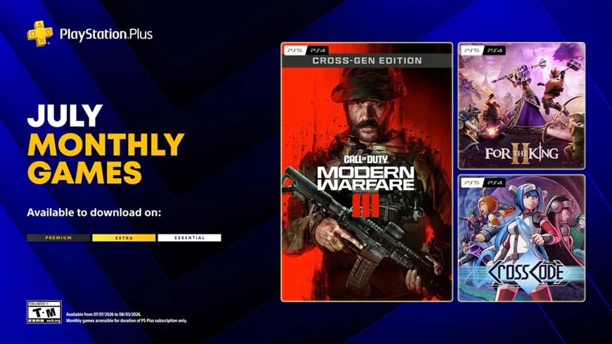 PS Plus Essential : les jeux de juillet