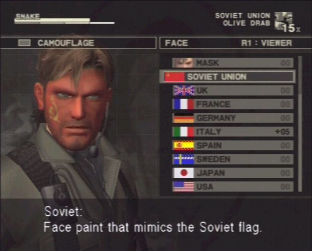 Snake se maquille en images