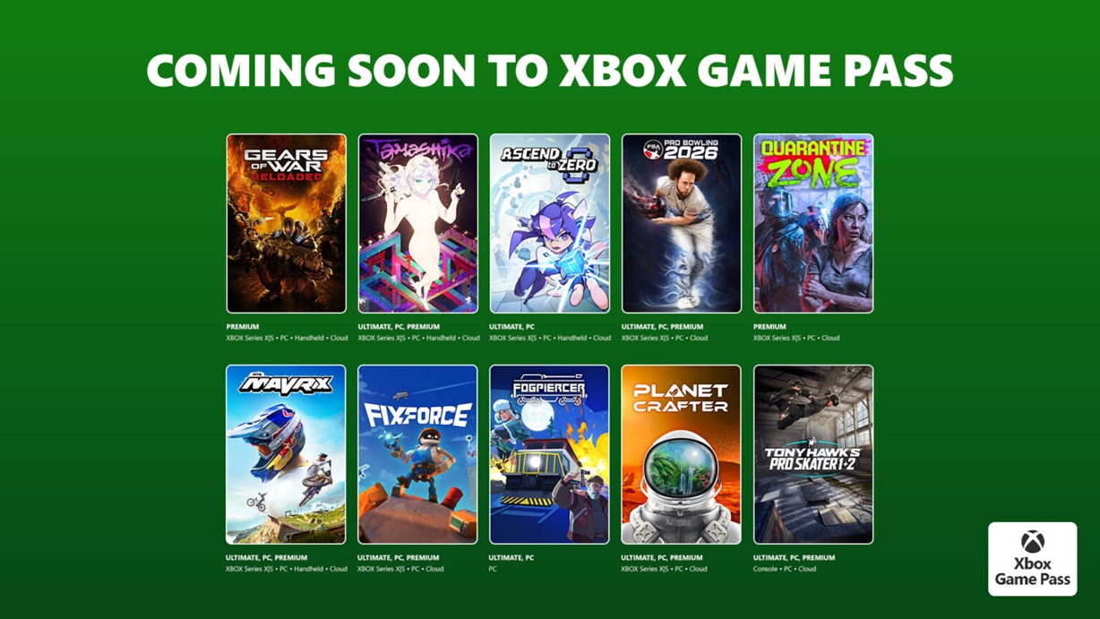 Game Pass : les prochains jeux du service