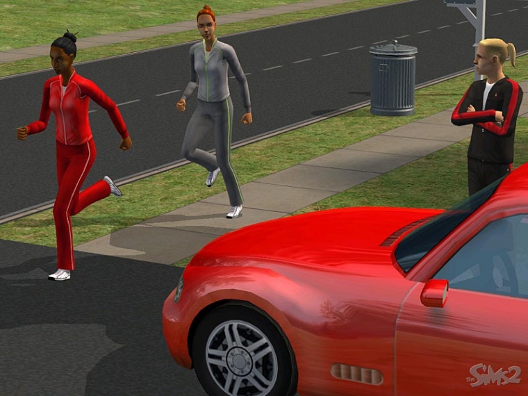 Des images sportives des Sims 2