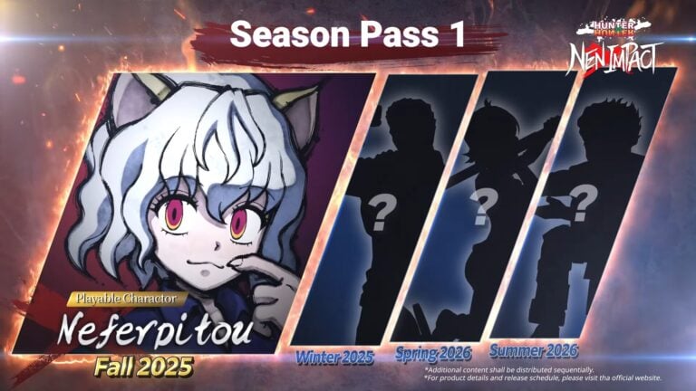 Hunter x Hunter NxI : les persos du Pass 1