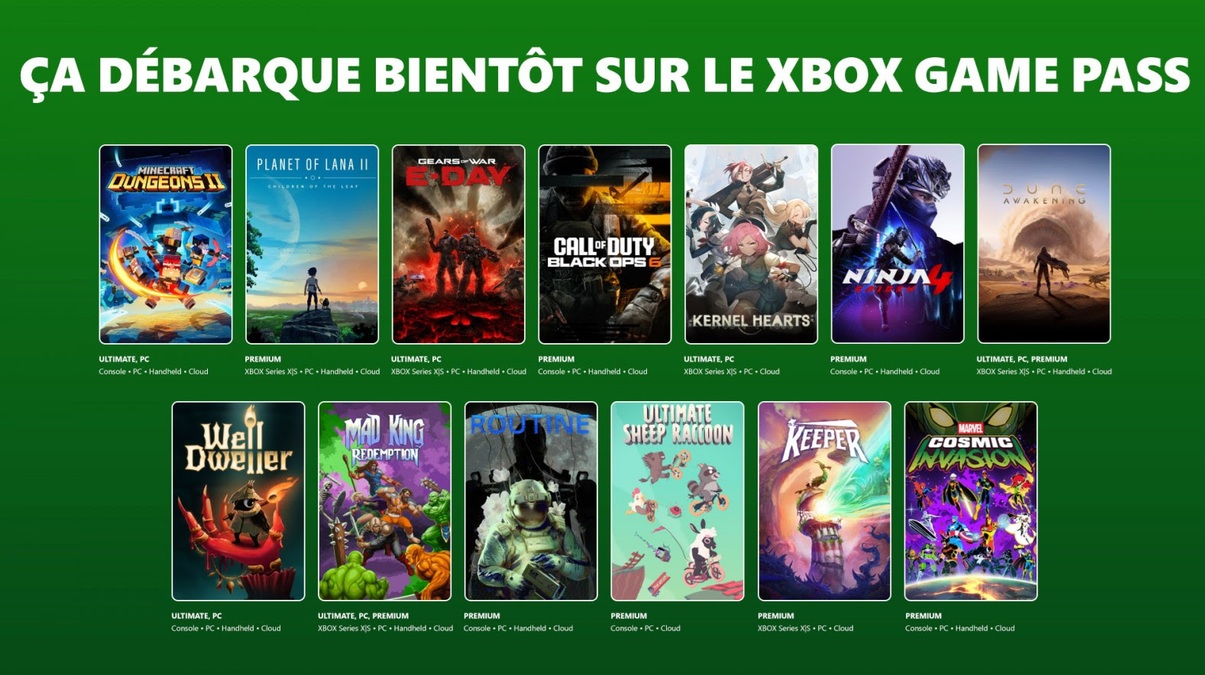 Game Pass : les prochains jeux du service, et y a de quoi bien bouffer
