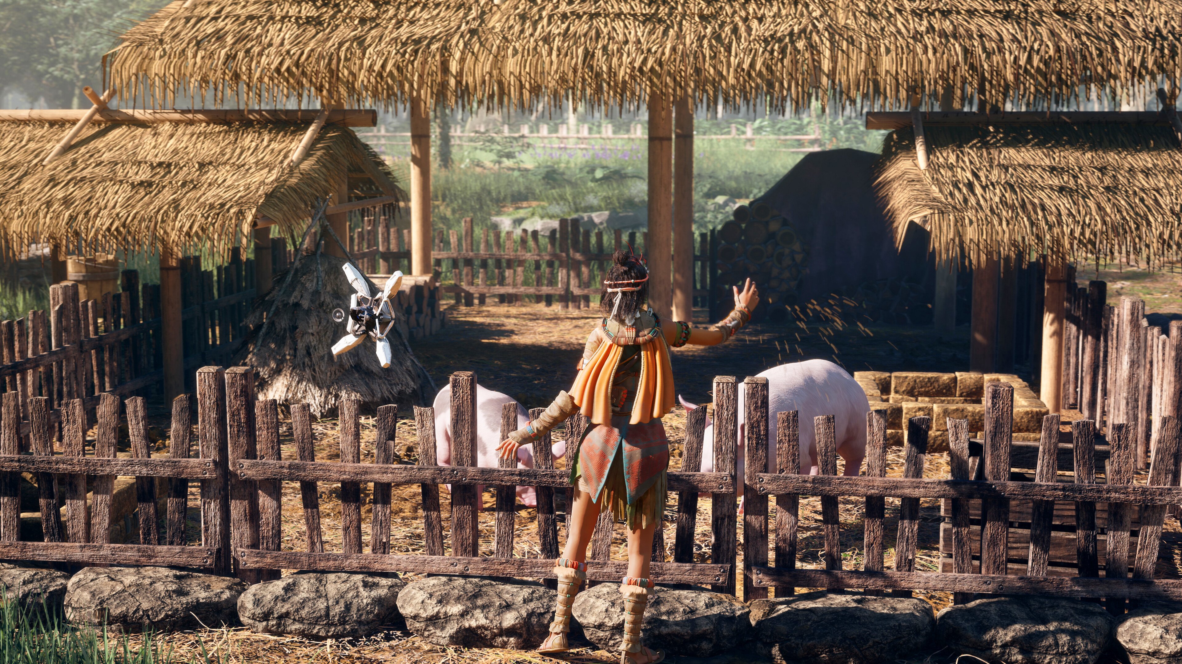 Light of Motiram : quand Tencent dévoile son mélange entre Horizon et Palworld (avec de la construction)