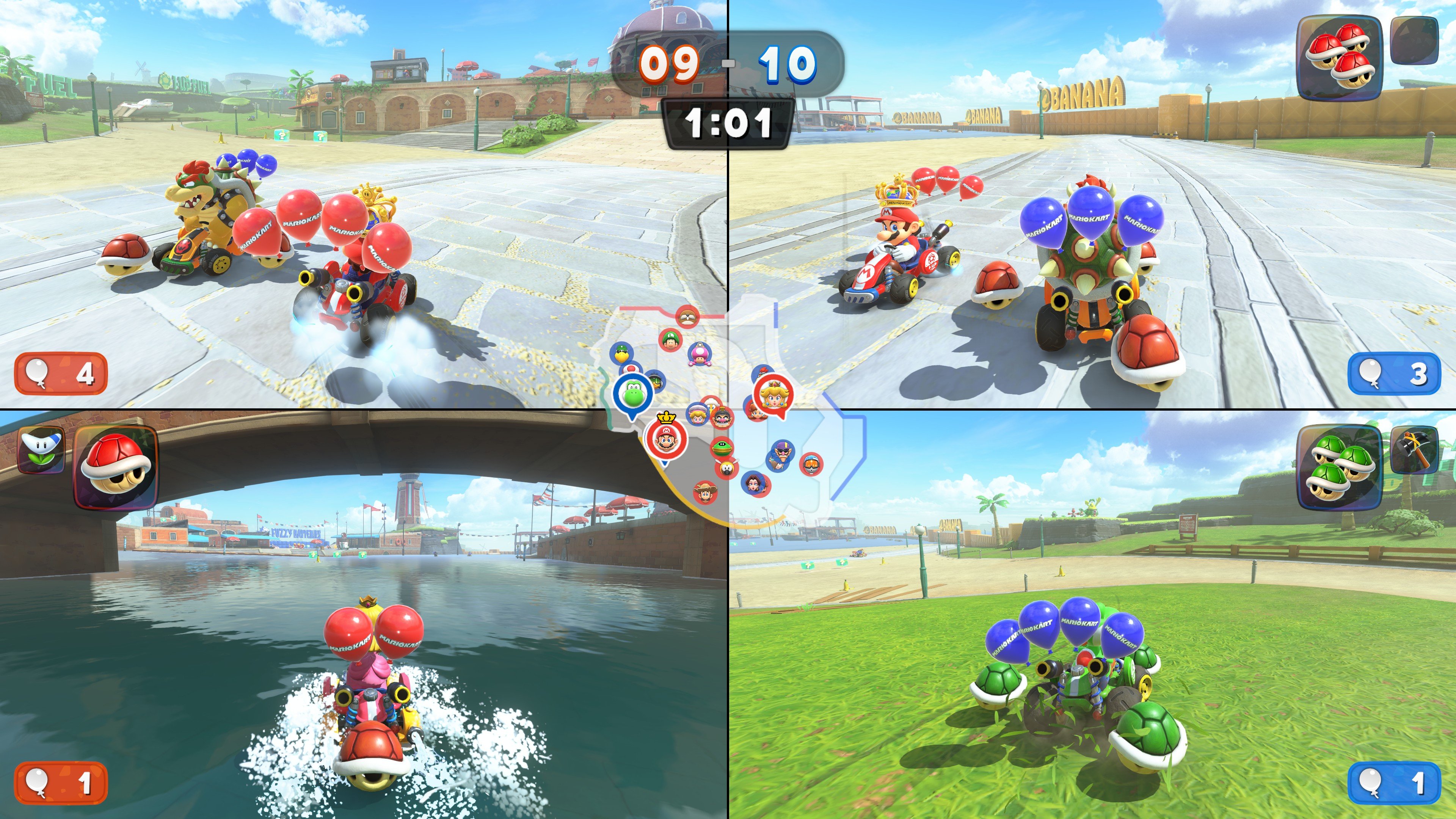 Mario Kart World s'offre une tonne de visuels