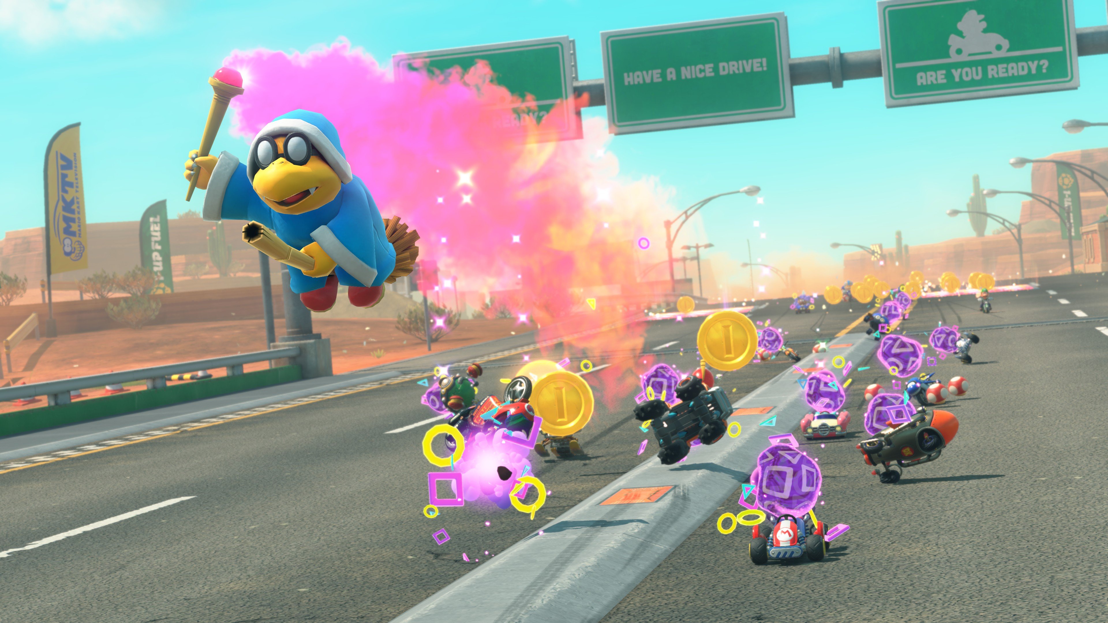 Mario Kart World s'offre une tonne de visuels