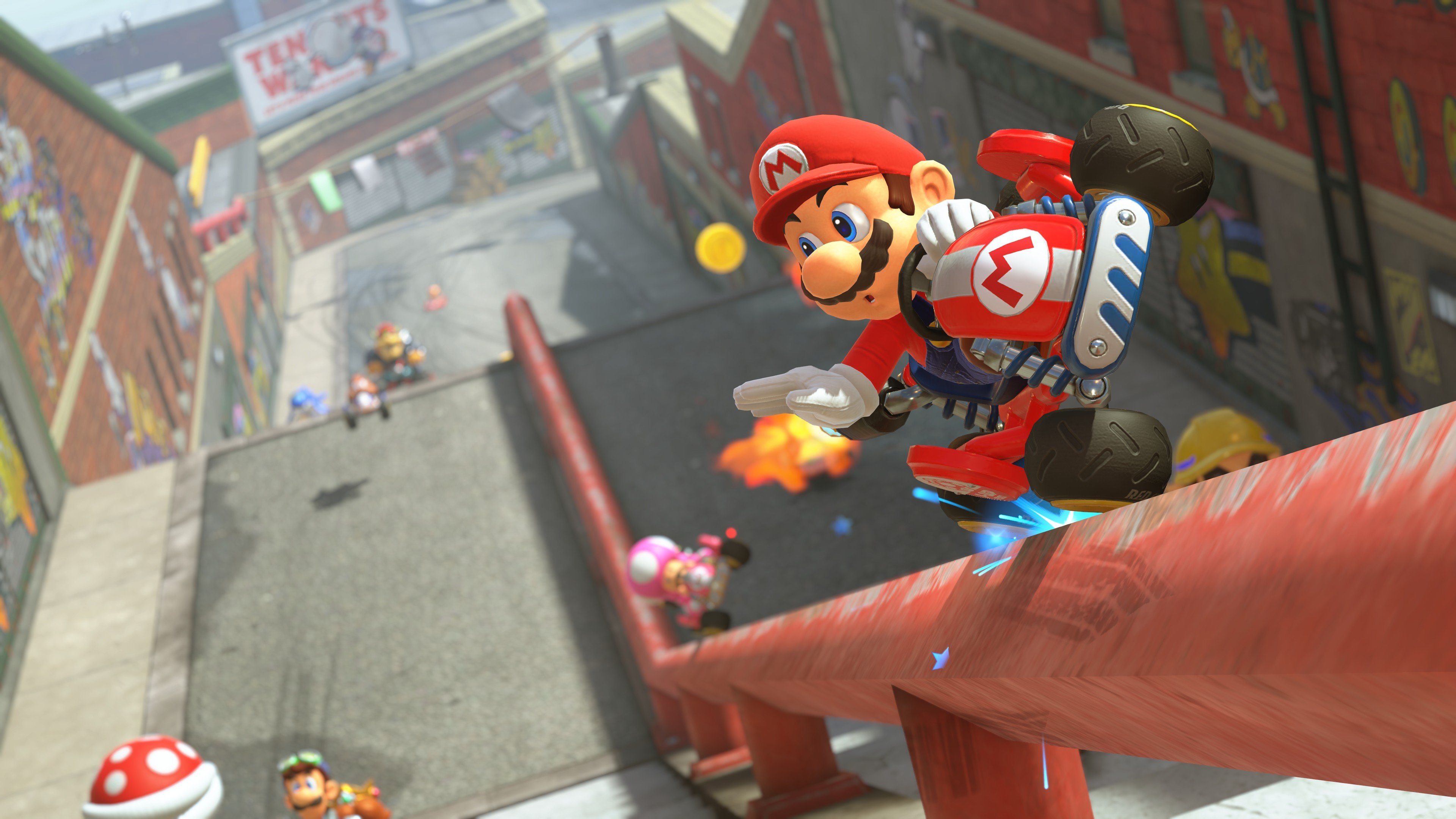 Mario Kart World s'offre une tonne de visuels