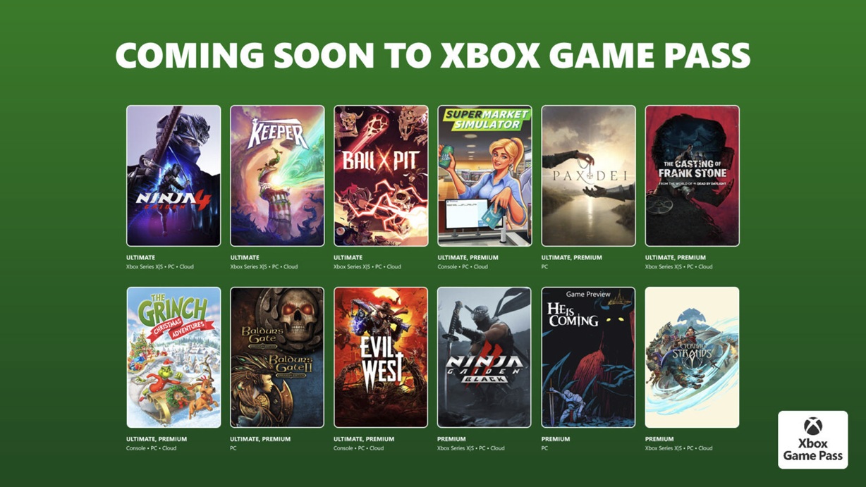 Game Pass : les prochains jeux du service