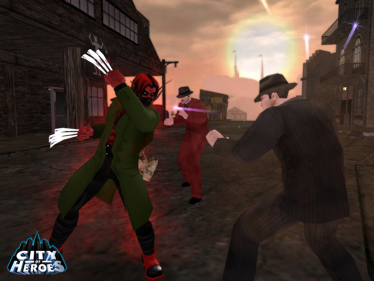 City of Heroes : un carré d'images