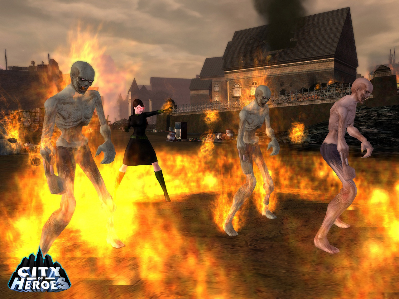 City of Heroes : un carré d'images