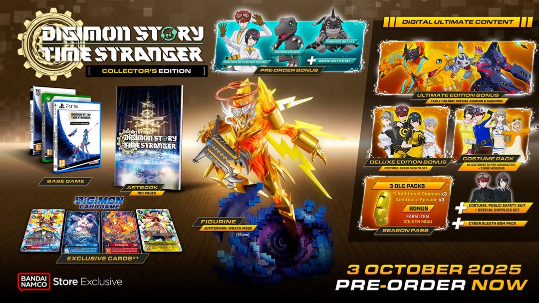 Digimon Story - Time Stranger : un trailer, une date, plein de versions et du bon vieux 30FPS