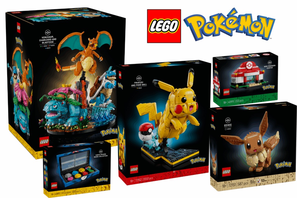 LEGO : les premiers sets Pokémon se montrent