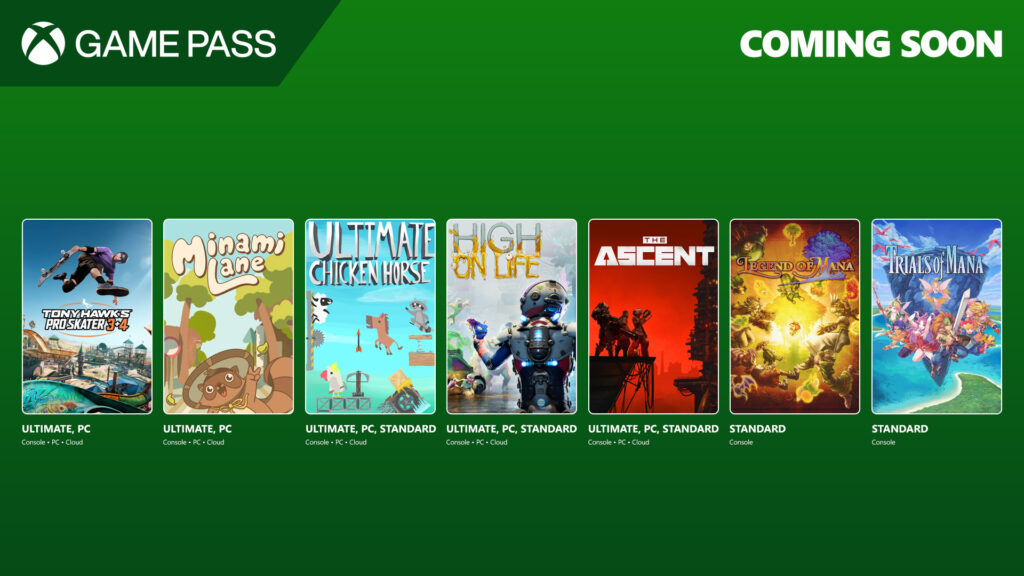 Game Pass (Juillet) : le Faucon, et le reste