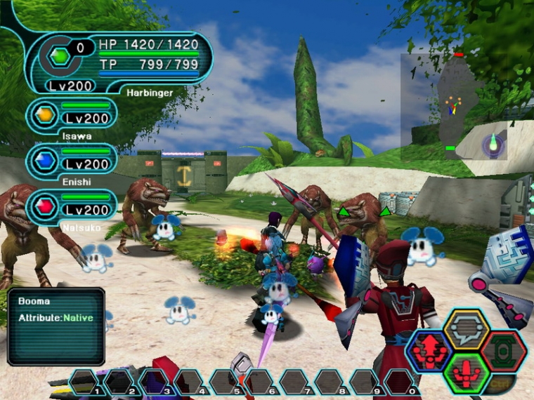 La bêta de PSO Blue Burst