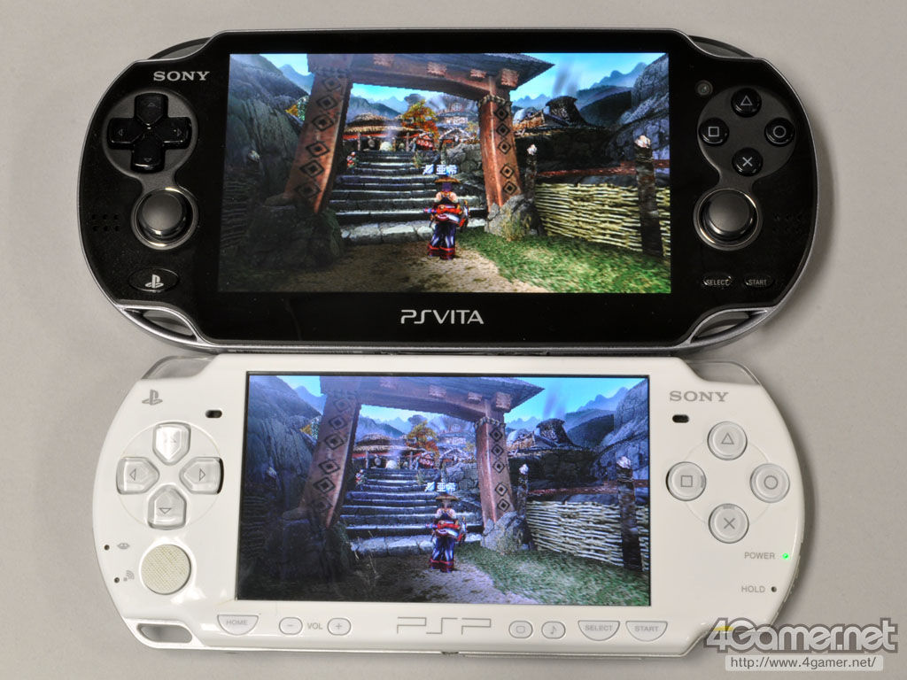 PS Vita : la qualité d'image des jeux PSP