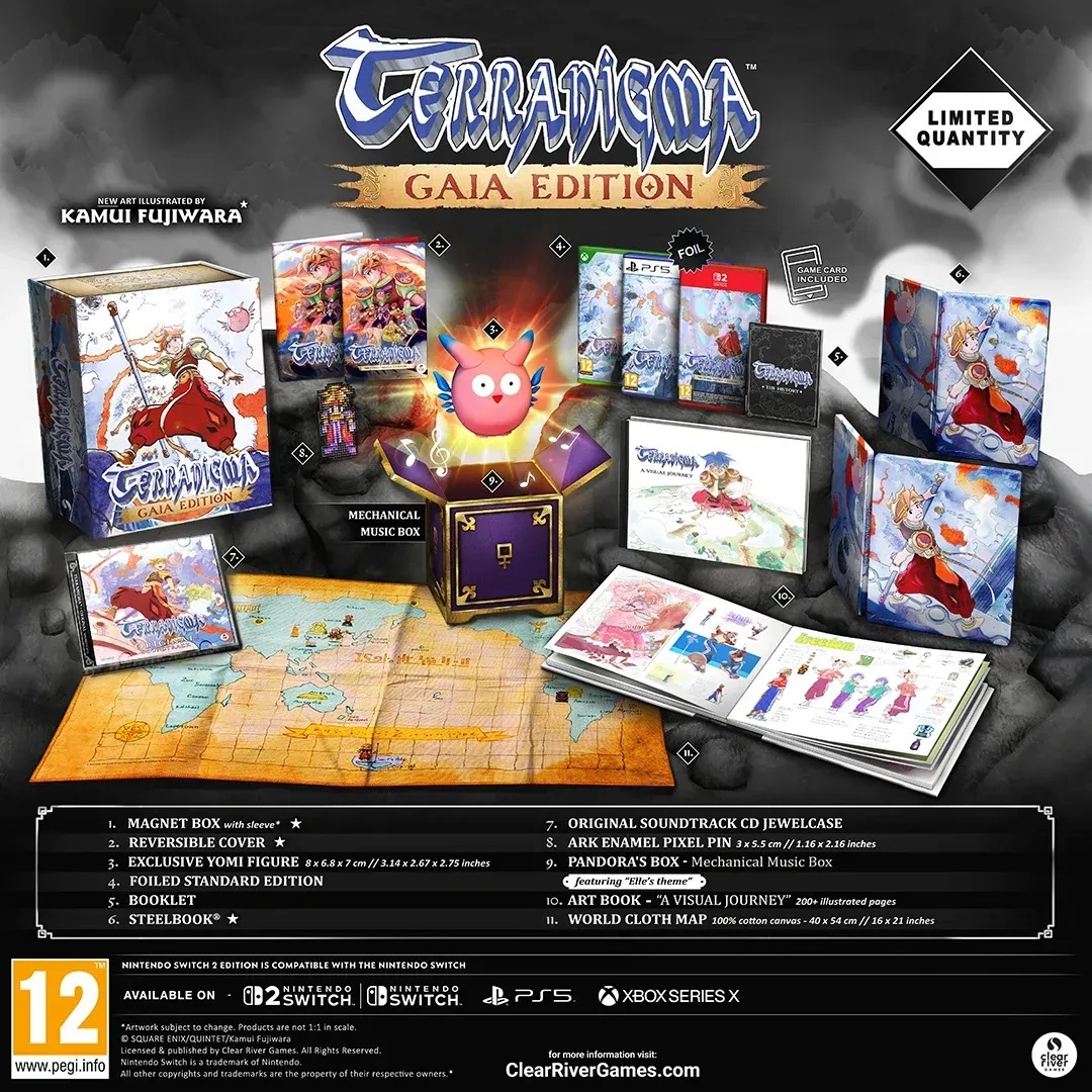 Terranigma : les plans de lancement avec date, version physique et édition collector
